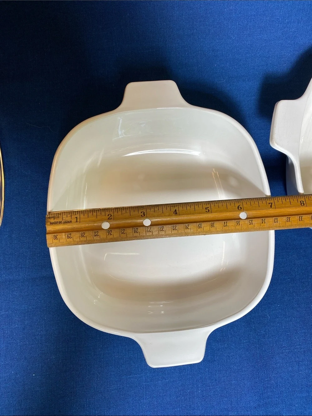 Corningware Two Vintage 1 qt Casseroles P-1-B in Blue Cornflower with one Lid